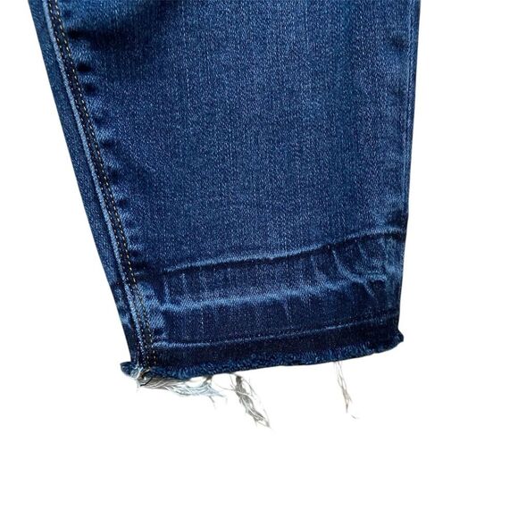 SPANX Medium Wash Distressed Ankle Skinny Jeans in Size Medium - Picture 6 of 16